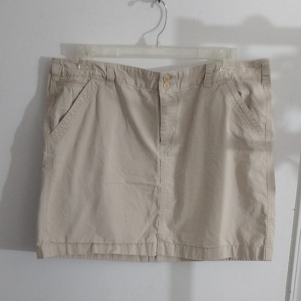 Tommy Hilfiger Khaki Mini Skirt
